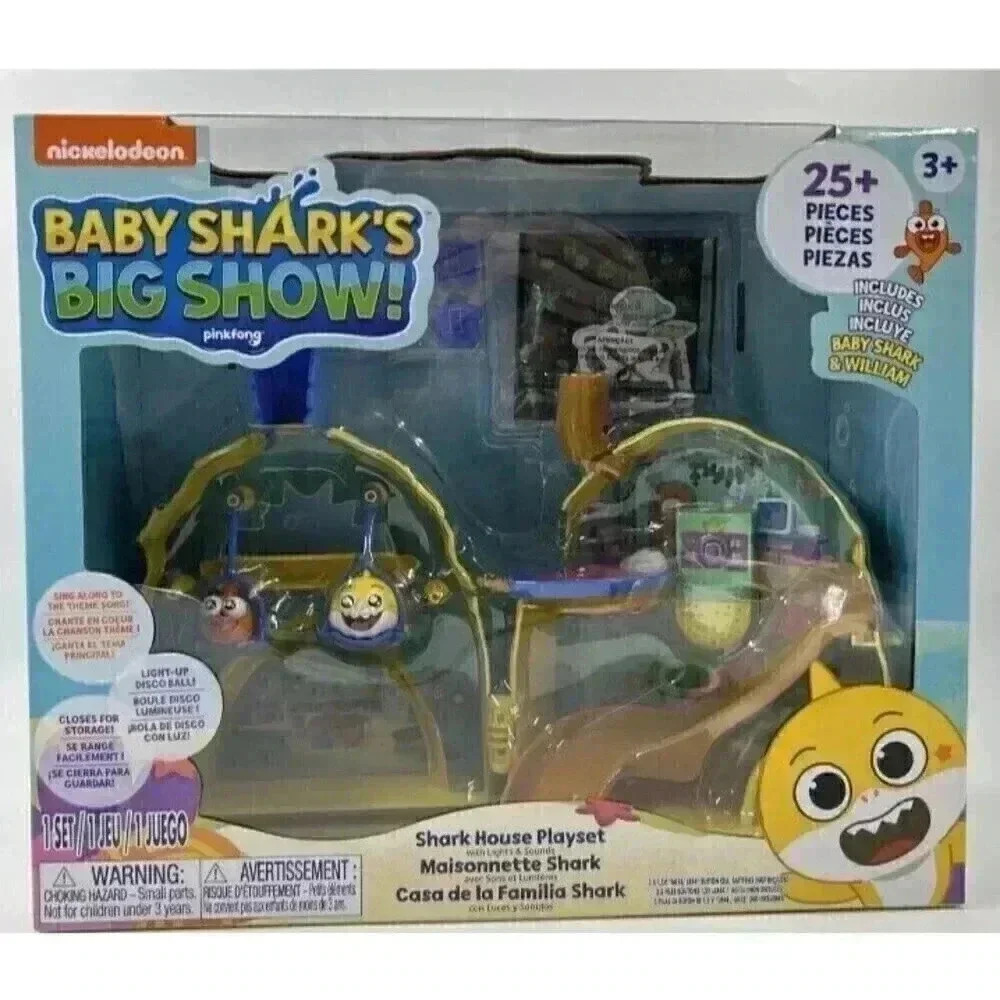 WowWee Baby Shark's Big Show! Shark House Playset  Lights and Sounds Toddler Toy